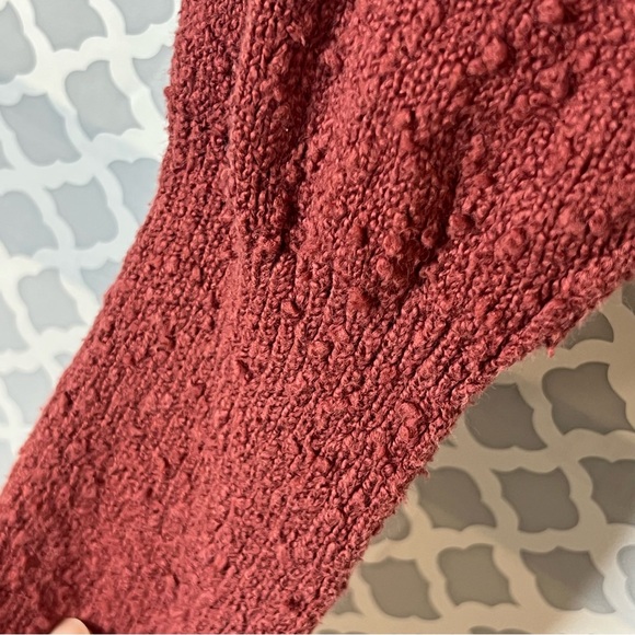 EUC Free Poeple Found My Friend Slouchy Button Front Cardigan in Deep Mocha - Picture 10 of 12